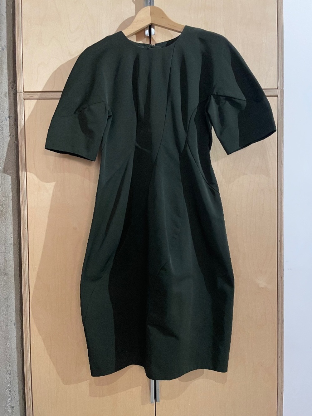 Deep Green COS balloon dress Size 4